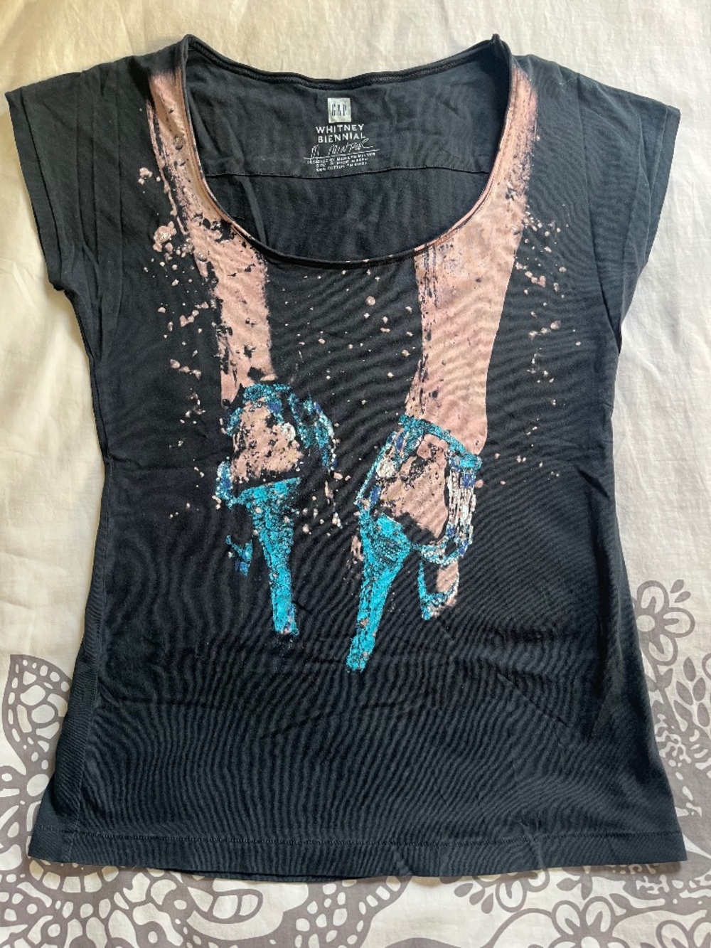 Rare Marilyn Minter Gap t shirt small